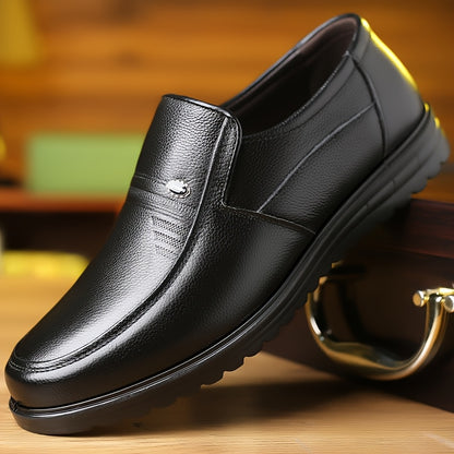 Aldric Voss® Edmont — men's leather dress shoe in Mahogany, view 2