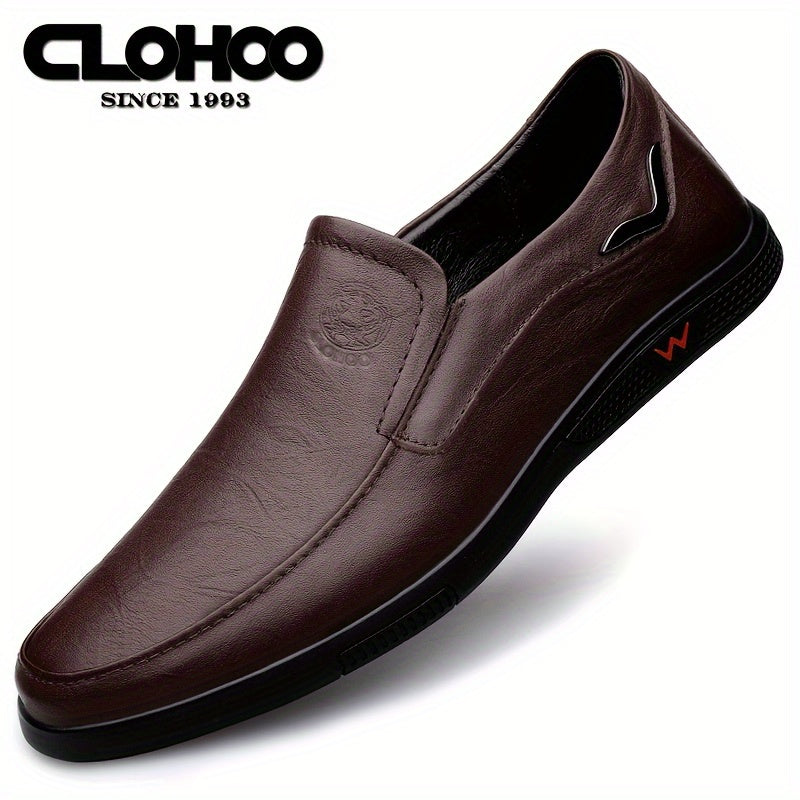 Aldric Voss® Aldvik — men's leather slip-on shoe in Midnight, view 24