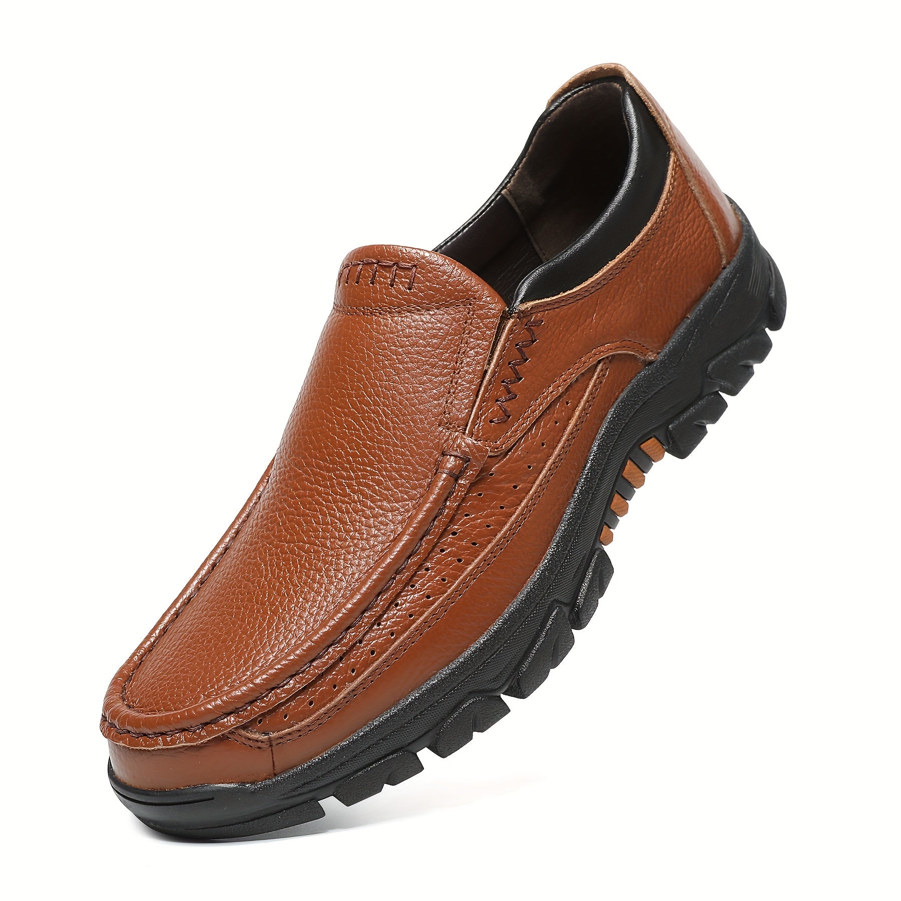Aldric Voss® Halvorn — men's leather dress shoe in Midnight, view 5