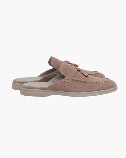 Mediterranean Mule in Sandstone, premium leather footwear, product view