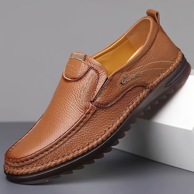 Aldric Voss® Ashmoor — men's leather slip-on shoe in Mahogany, view 9