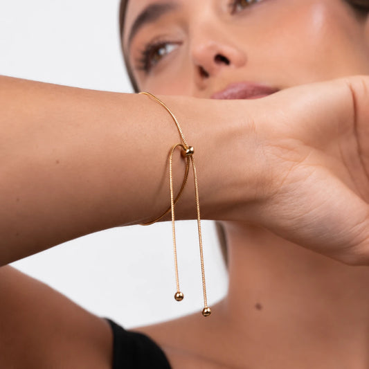 Adjustable Snake Chain Slider Bracelet