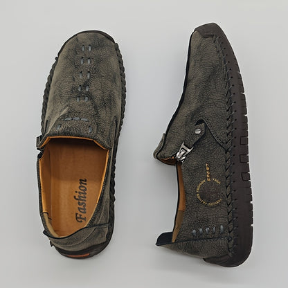 Aldric Voss® Vorano — men's leather moccasin in Tallow, view 6