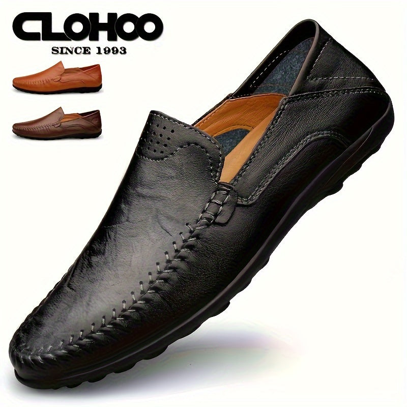 Aldric Voss® Casven — men's leather dress shoe in Midnight, view 1