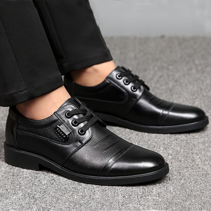 Aldric Voss® Wexford — men's leather dress shoe in Midnight, view 10