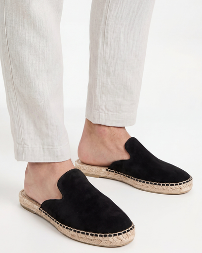 Portofino Yacht Mule in Midnight, premium leather footwear, product view