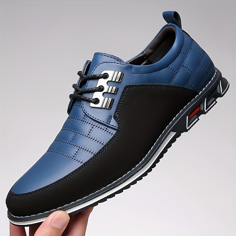 Aldric Voss® Harfeld — men's leather Derby shoe in Midnight, view 5