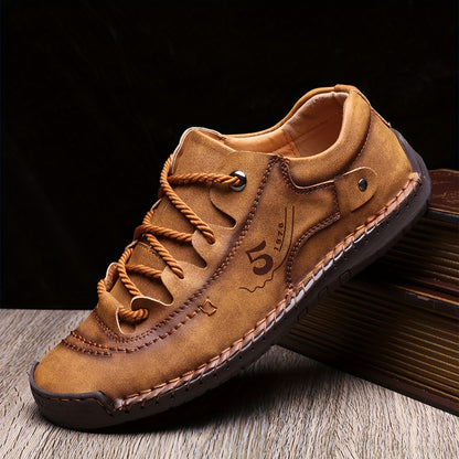 Aldric Voss® Renfeld — men's leather dress shoe in Dusk, view 1