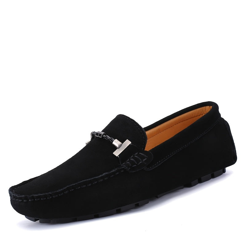 Aldric Voss® Grenveld — men's leather slip-on shoe in Dusk, view 2