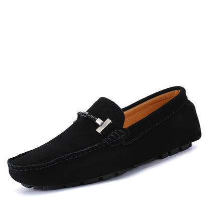 Aldric Voss® Grenveld — men's leather slip-on shoe in Dusk, view 2