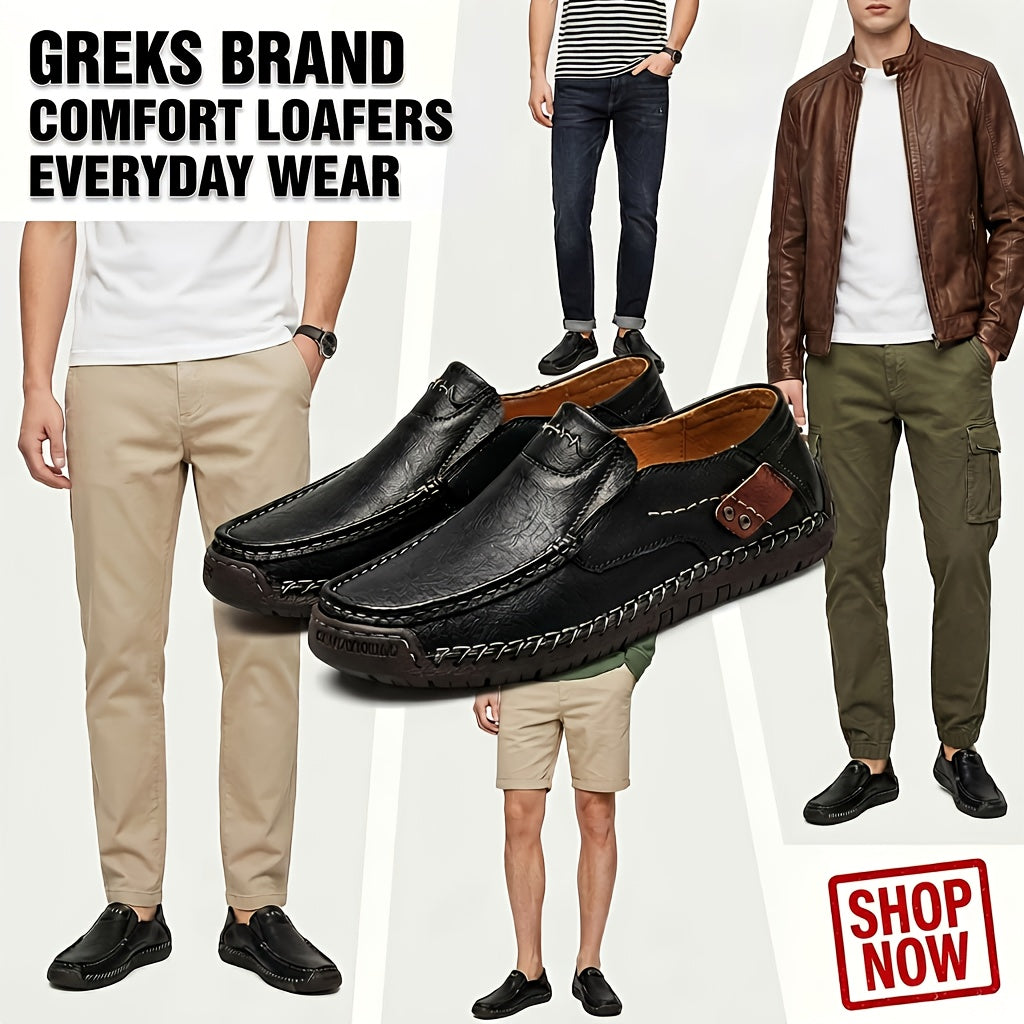 Aldric Voss® Brenno — men's leather moccasin in Midnight, view 10