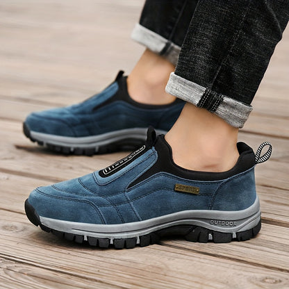 Aldric Voss® Grendvos — men's leather moccasin in Midnight, view 3