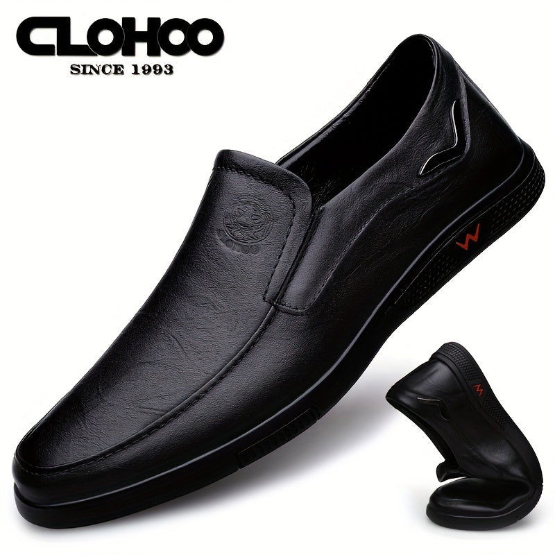 Aldric Voss® Aldvik — men's leather slip-on shoe in Mahogany Vent, view 7