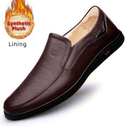 Aldric Voss® Aldvik — men's leather slip-on shoe in Sandstone, view 5