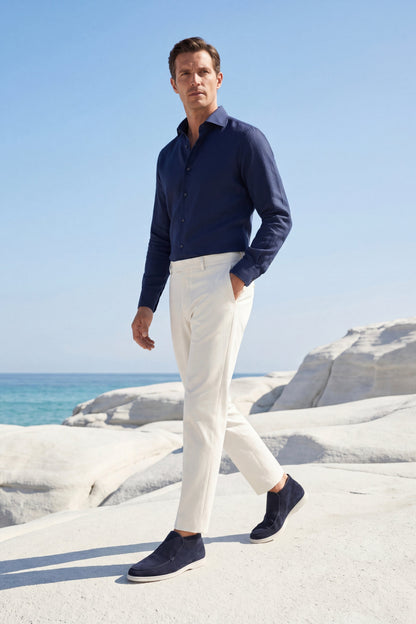 Capri High Top Loafer in Dusk, premium leather footwear, product view