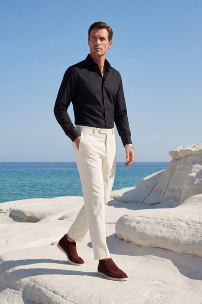 Capri High Top Loafer in Ember, premium leather footwear, product view
