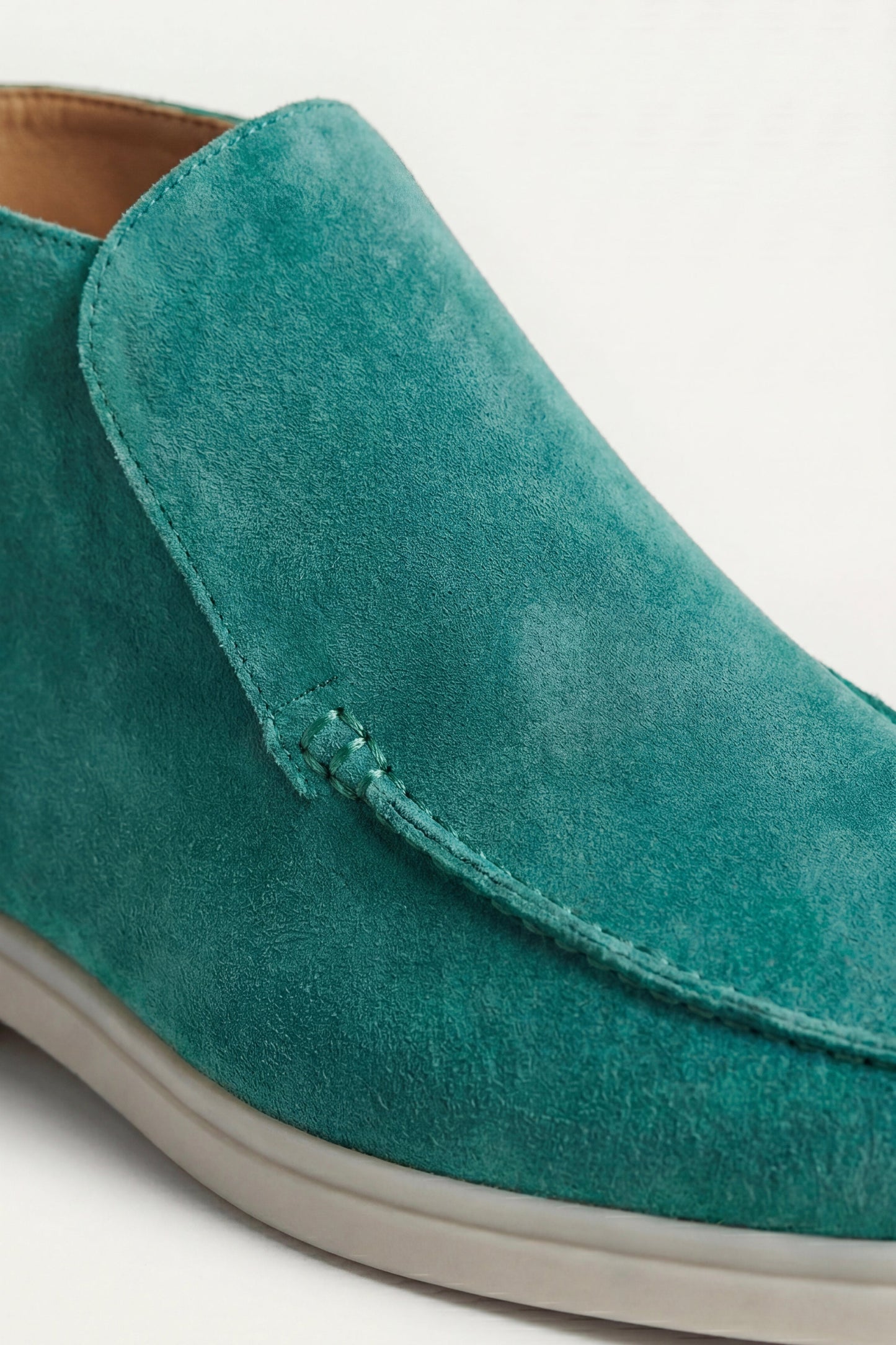 Capri High Top Loafer in Turquoise, premium leather footwear, product view