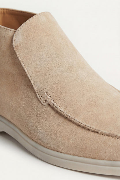 Capri High Top Loafer in Sandstone, premium leather footwear, product view