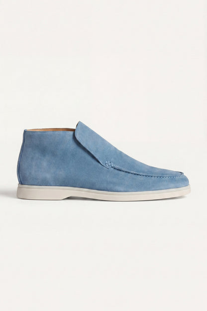 Capri High Top Loafer in Sky Blue, premium leather footwear, product view