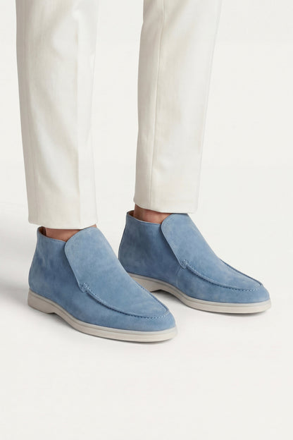 Capri High Top Loafer in Sky Blue, premium leather footwear, product view