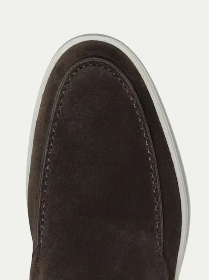 Classic Suède Loafer in Mahogany, premium leather footwear, product view