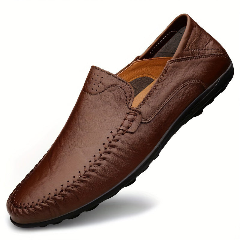 Aldric Voss® Casven — men's leather dress shoe in Mahogany, view 35