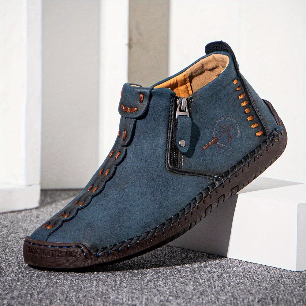 Aldric Voss® Valdric — men's leather boot in Moss, view 19