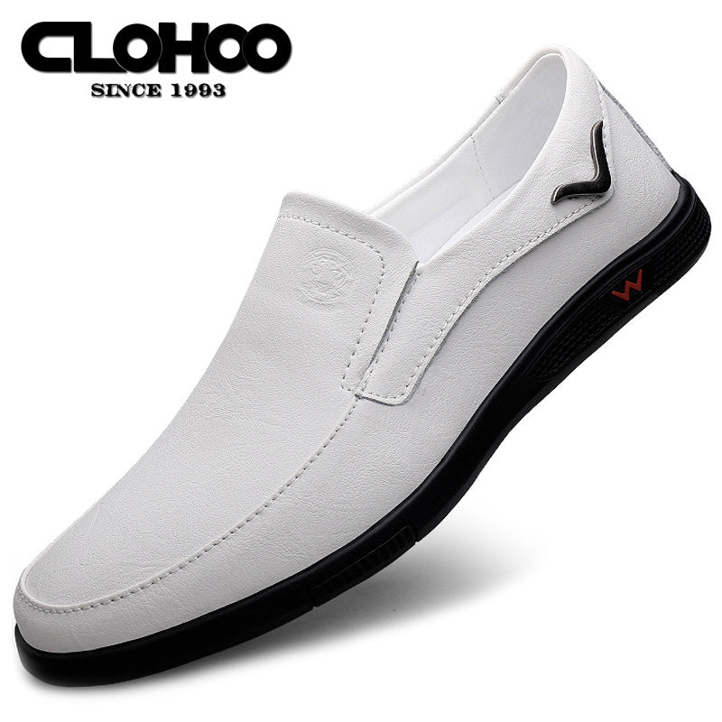 Aldric Voss® Aldvik — men's leather slip-on shoe in Midnight Vent, view 55