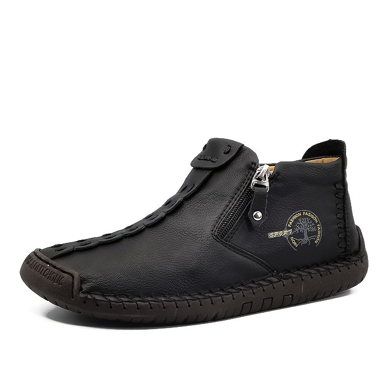 Aldric Voss® Valdric — men's leather boot in Moss, view 11