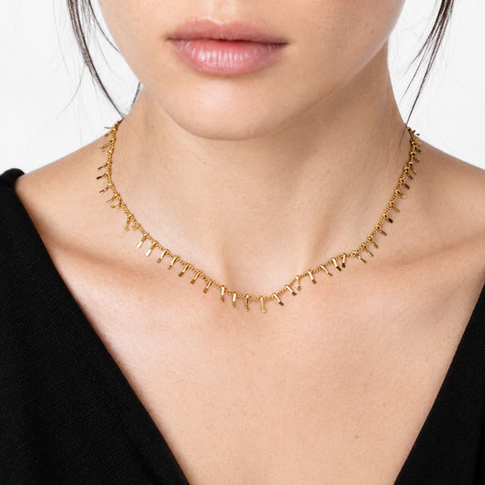 Bar Fringe Necklace