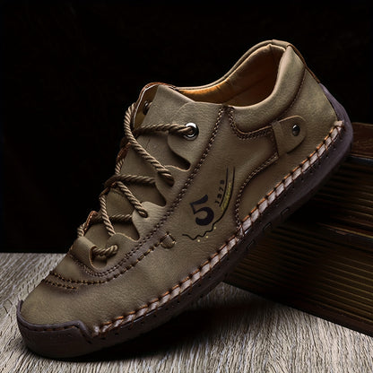 Aldric Voss® Renfeld — men's leather dress shoe in Ochre, view 5