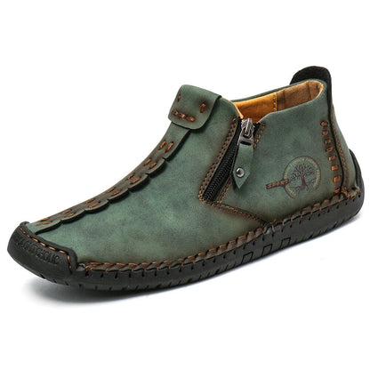 Aldric Voss® Valdric — men's leather boot in Midnight, view 22