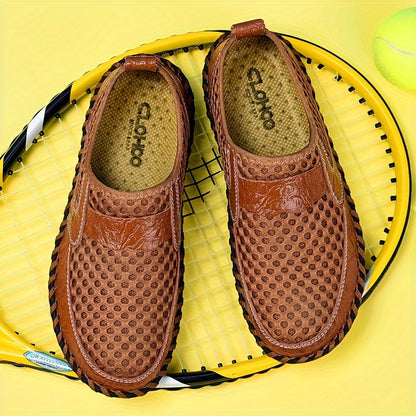 Aldric Voss® Rainier — men's leather moccasin in Sandstone, view 10