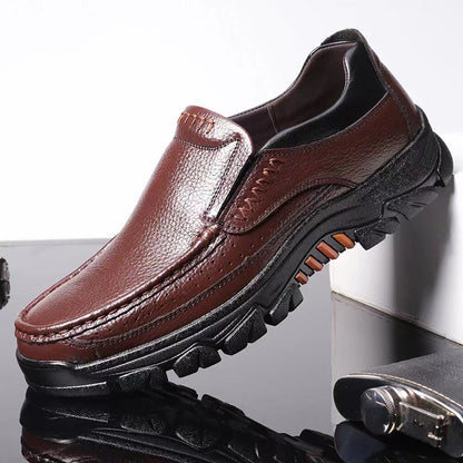 Aldric Voss® Halvorn — men's leather dress shoe in Tallow, view 4