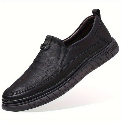 Aldric Voss® Leonce — men's leather moccasin in Khaki, view 2
