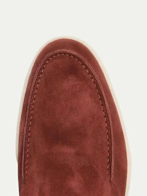 Classic Suède Loafer in Bordeaux, premium leather footwear, product view