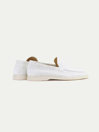 Classic Suède Loafer in Pearl, premium leather footwear, product view