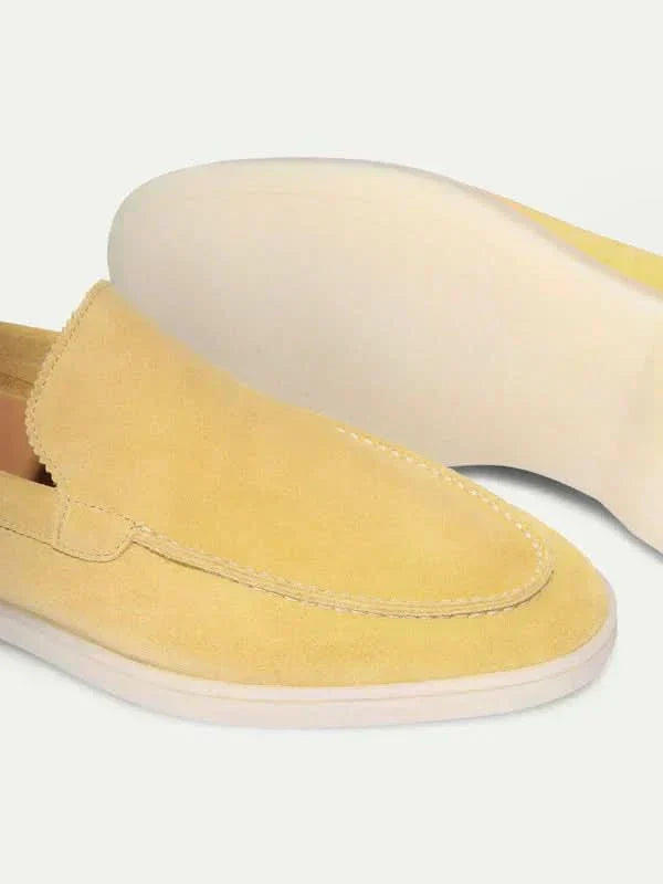 Classic Suède Loafer in Citrus, premium leather footwear, product view