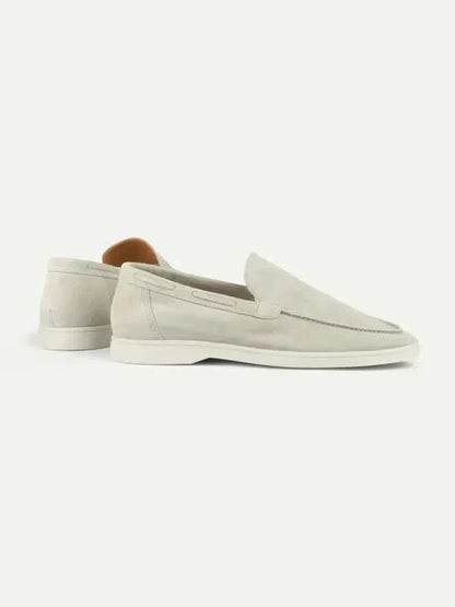 Classic Suède Loafer in Ivory, premium leather footwear, product view